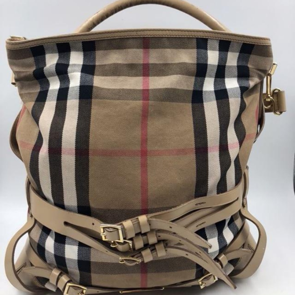 **SOLD**Burberry Haymarket Tote